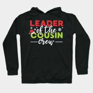 Leader Of The Cousin Crew Eldest Cousin Christmas Family Hoodie